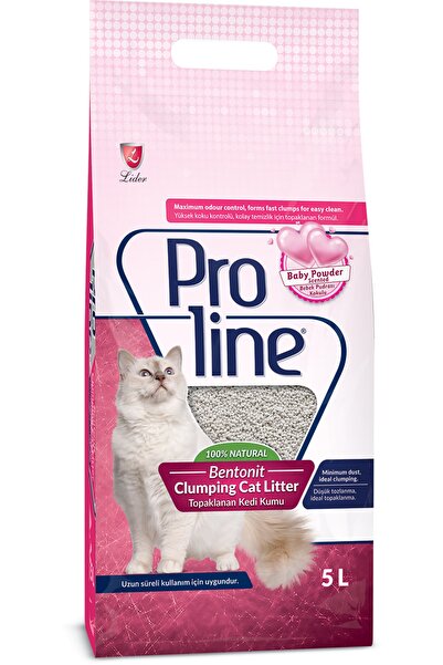 Proline Pro Line Baby Powder Kokulu Kedi Kumu 5 Lt