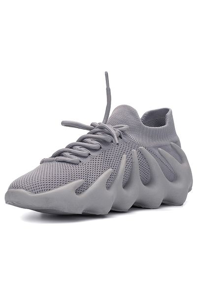 Nstil Καθημερινά Unisex Sneaker Lace Up Stretch κάλτσες Αντιολισθητική οδοντωτή σόλα Ευέλικτα άνετα αθλητικά παπούτσια Tb-64