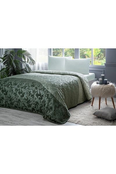 Özdilek Silver Blanket Double Personality 220x240-green