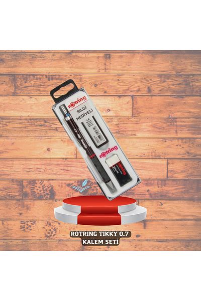 Rotring Tikky 0.7 Claret Red Versatil Pen Set