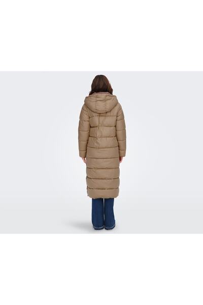 ONLY Onlcammie X- Long Quilted Coat Otw Γυναικείο Casual Παλτό 15267338 -tıgers-eye Cream