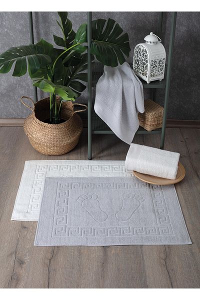 Lorateks Stella 4 Piece Boxed Towel and Mat Set 2 Mats 2 Towels |   Πετσέτα |   Σετ πετσετών |   Πετσέτα ποδιών