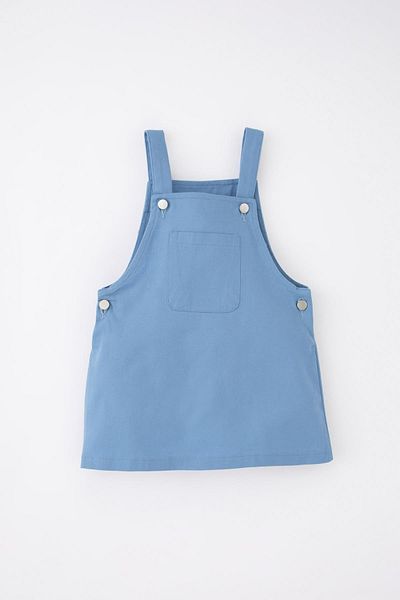 DeFacto Baby-Mädchen-Trägerkleid aus Gabardine-Salopet