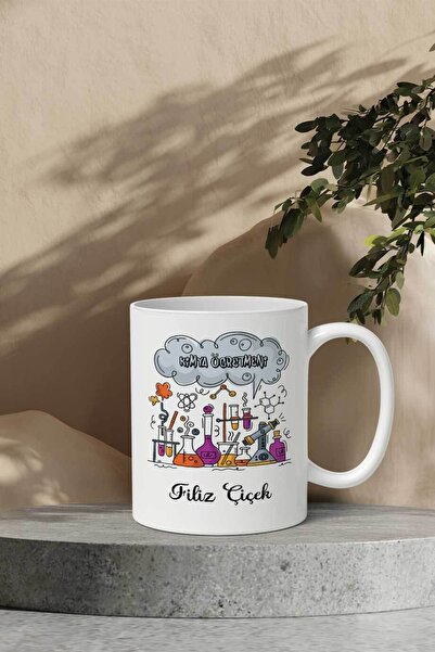 Teacher's Day Gift Customized Name Chemistry 3 Teachers Written Mug