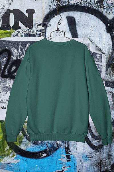 SUNFREE Unisex Boston εμπριμέ φούτερ Oversize