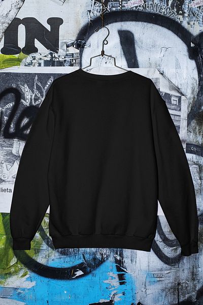 SUNFREE Унисекс суитшърт с щампа Boston Oversize