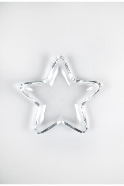 HERITAGE 1 Piece Star Sauce Bowl Snack Bowl Presentation Bowl Glass 15 cm Single