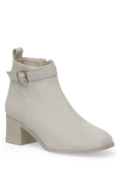 Butigo 22k-396 2pr Krk Bej Kadın Topuklu Bot