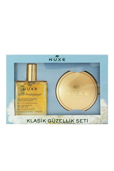 Nuxe Klasik Güzellik Tam Bakım Cilt Bakım Seti Huile Prodigieuse 100 Ml + Pro...