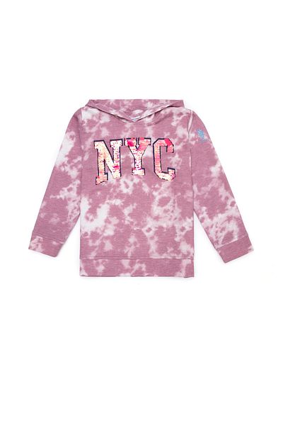 U.S. Polo Assn. Girl's Pink Sweatshirt Kesanekıds