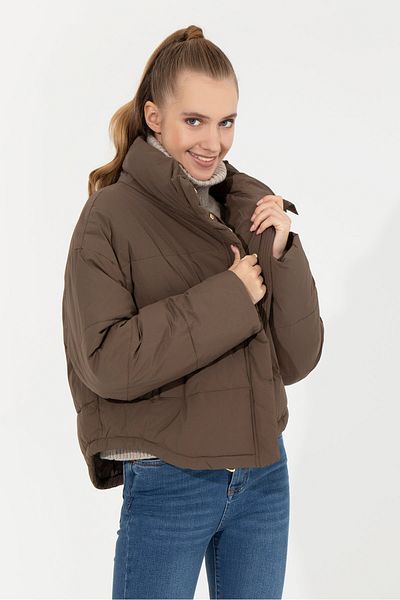 U.S. Polo Assn. Brown Women's Coat Labıda