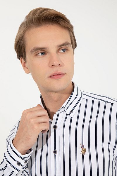 U.S. Polo Assn. Gombgalléros sötétkék férfi ing Sebastian