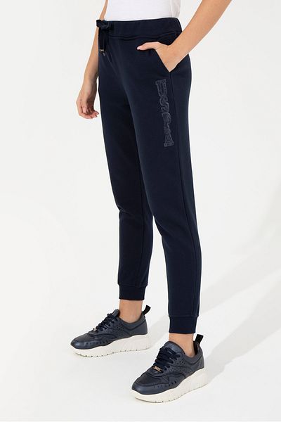 U.S. Polo Assn. Normal Waist Slim Fit Navy Blue Women's Trousers Pt01-sk022