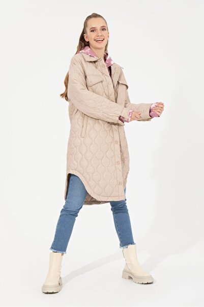 U.S. Polo Assn. Beige Women's Coat Jemima