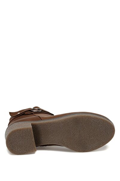 Butigo Dámské kozačky na podpatku Vona 2pr Tan