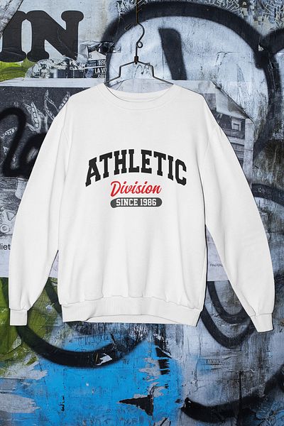 SUNFREE Unisex Αθλητικό εμπριμέ φούτερ Oversize