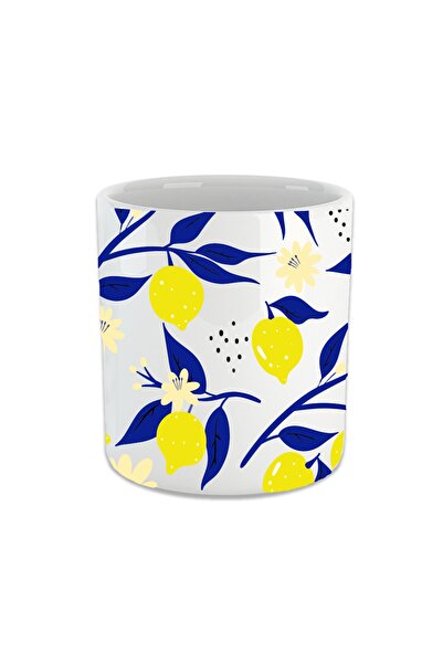 Vivas Lemon Double Coffee Cup, Double Turkish Coffee Cup Espresso Cup Coffee Cup (No Handle)