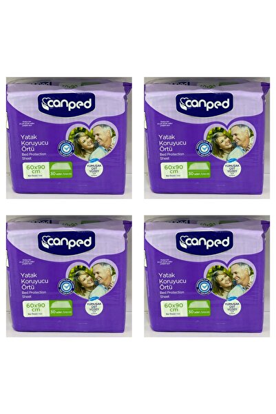 Canped Yatak Koruyucu 30'lu 60x90 120 Adet 4 Paket