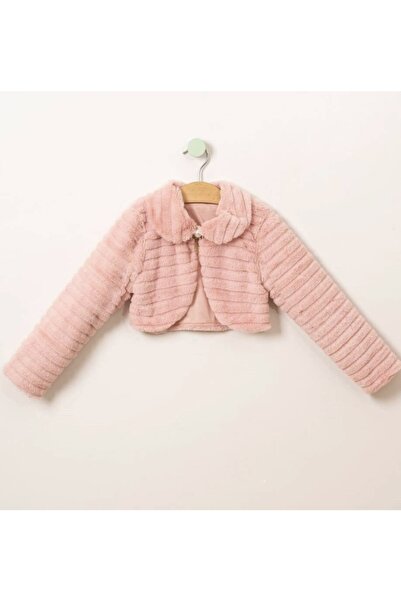 enjoy bebe Peluş Bolero Kız Çocuk Pembe