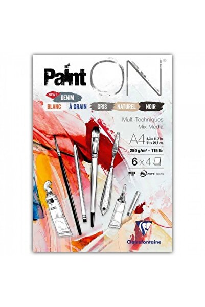 Clairefontaine Фарби різних кольорів 250 г 6 кольорів Багатофункціональний бл...