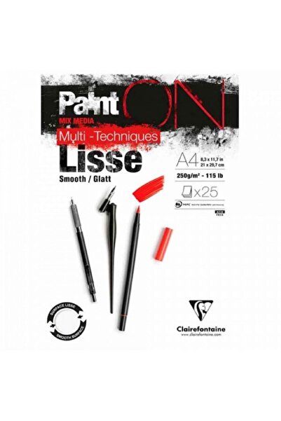 Clairefontaine Paint-on Lisse 250 г Гладкий малюнок Багатоцільовий блок для м...
