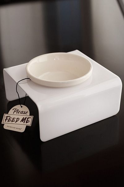 Petbucks Pet Accessories Cat And Dog Decorative Ceramic Single Food Water Bowl