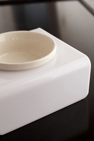 Petbucks Pet Accessories Cat And Dog Decorative Ceramic Single Food Water Bowl