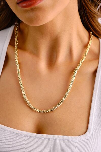 LİLAK KUYUMCULUK 14 Ayar Altın Kral Zincir Kolye