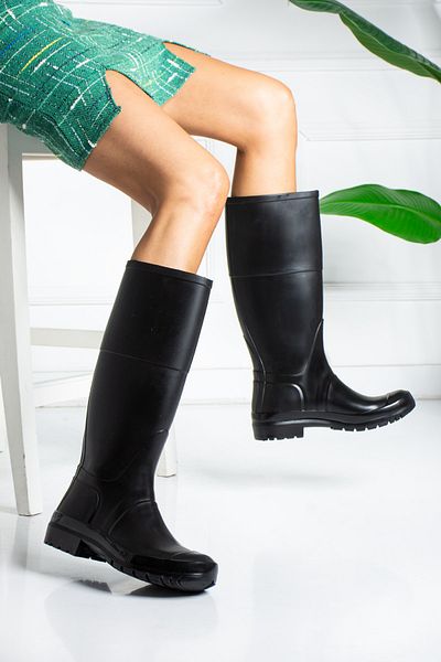 wolk shoes أحذية المطر النسائية من Hunterr مقاومة للماء