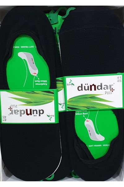 Dündar 5541 Ανδρικές μπαλαρίνες σιλικόνης μπαμπού 12 τμχ Navy Blue