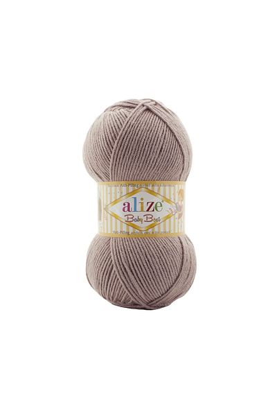 Alize Baby Best 5-Piece 100g 142 Rose Grey Hand Knitting Lanyard Set