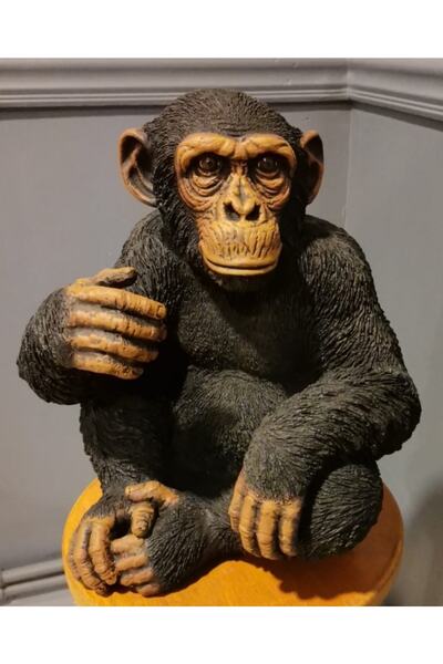 Bu Hobi Sanat Goril Maymun Heykel Biblo Obje