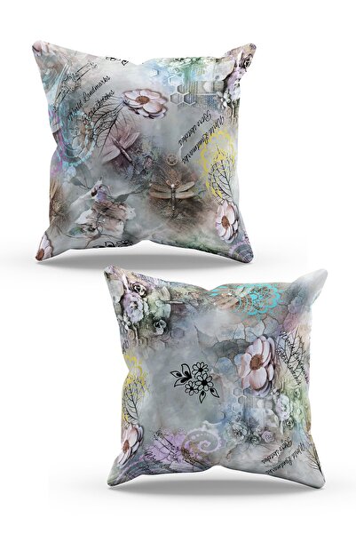 Moud's Double Sided Printed Classic Pattern 2-Piece Combination Suede Throw P...