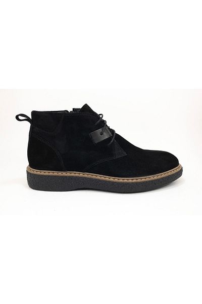 Clasica Genuine Leather Black Men's Casual Boots