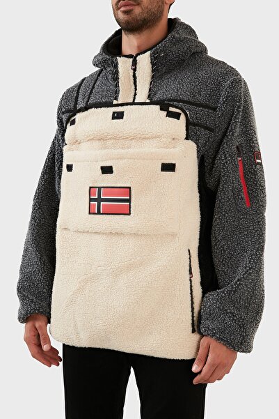 Norway Geographical Ανδρικό Fleece - Μαλακή Υφή, Ψυχρή Ανθεκτική, Κουκούλα Rıakolo