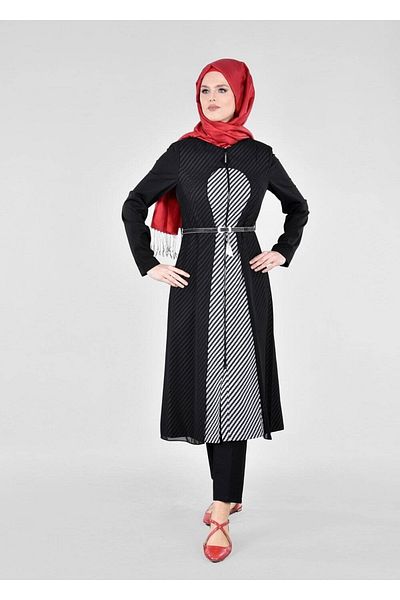 TRENDTESETTÜR T 1733 Sarah Hijab Trench - Άνετο και κομψό