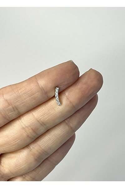 Maris by Deniz Taşlı Kavisli, Çelik Piercing, Helix-tragus-kıkırdak