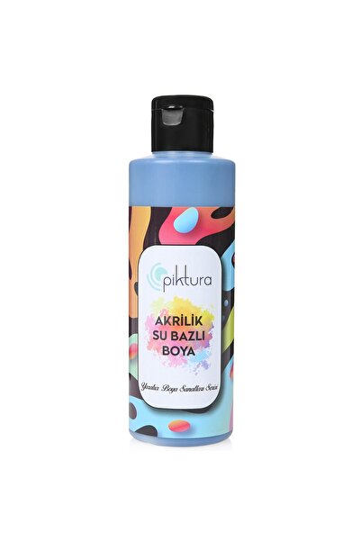 Piktura Su Bazlı Akrilik Silikonlu Silinebilir Iç Cephe Duvar Boyası 200ml Küçük Ambalaj