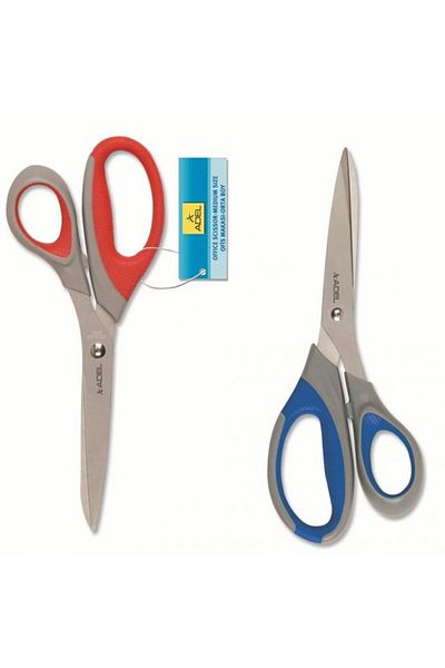 Adel Medium Size Office Scissors Red 1 Piece