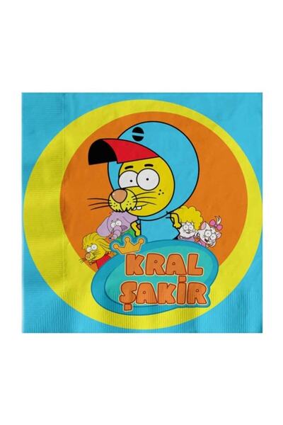 Kikajoy Kral Şakir Action Party Set 96 Pieces, Fully Licensed Set for 16 People