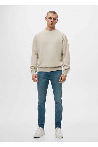MANGO Man Kalhoty Slim Fit Jude Denim