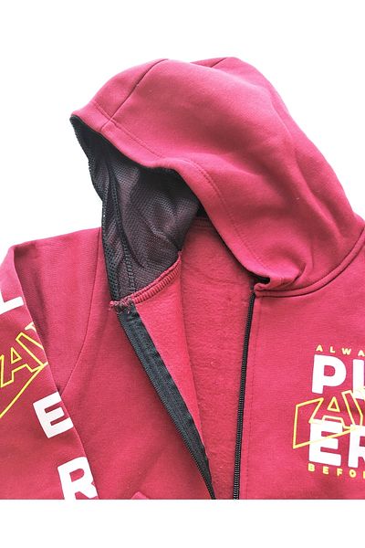 Mini Moni Hooded Pocket Ribbed Sweatshirt