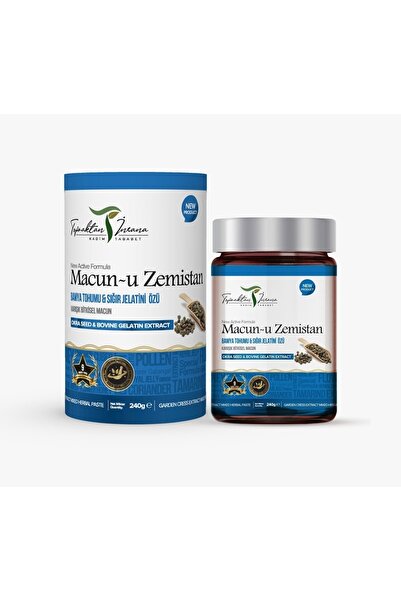 topraktan insana Macun-u Zemistan Bamya Tohumu Sığır Jelatini Özü 240 gr