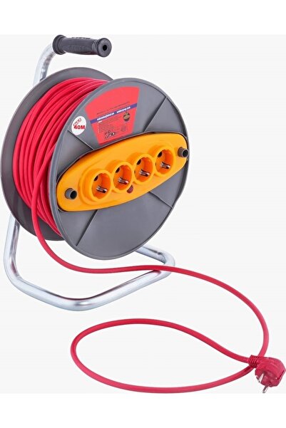 ÖZ Seyyar Makaralı Uzatma Kablosu 3*2.5mm² 40 Mt