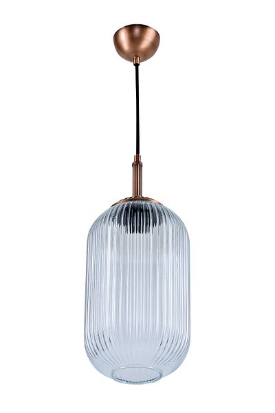 DEDE Single Rayado Glass Pendant Lamp Transparent Decorative Chandelier