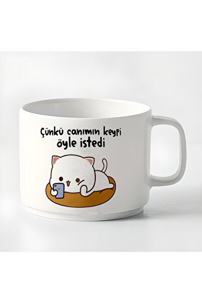 RHG Art كوب قهوة تركي مزدوج وإسبريسو لأن قلبي أراد ذلك بهذه الطريقة شعار 180 مل