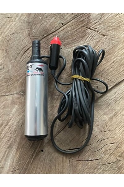 Gross 12volt Mazot Sıvı Aktarma Pompası Mini Dalgıç Çakmaklık Giriş