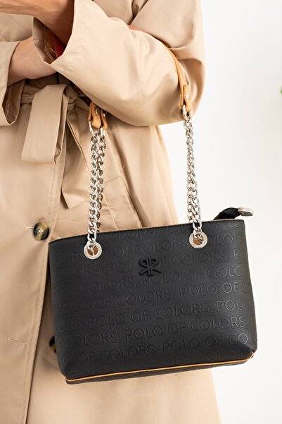 ImPolo Geanta de dama Lorin Black Tan Umar Dimensiune 18x26