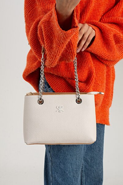 ImPolo Lorin Крем Таба Жіноча сумка 18x26 Розмір