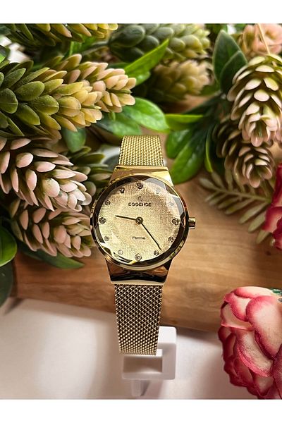 Essence Elegant Women's Wristwatch Cut Glass Waterproof